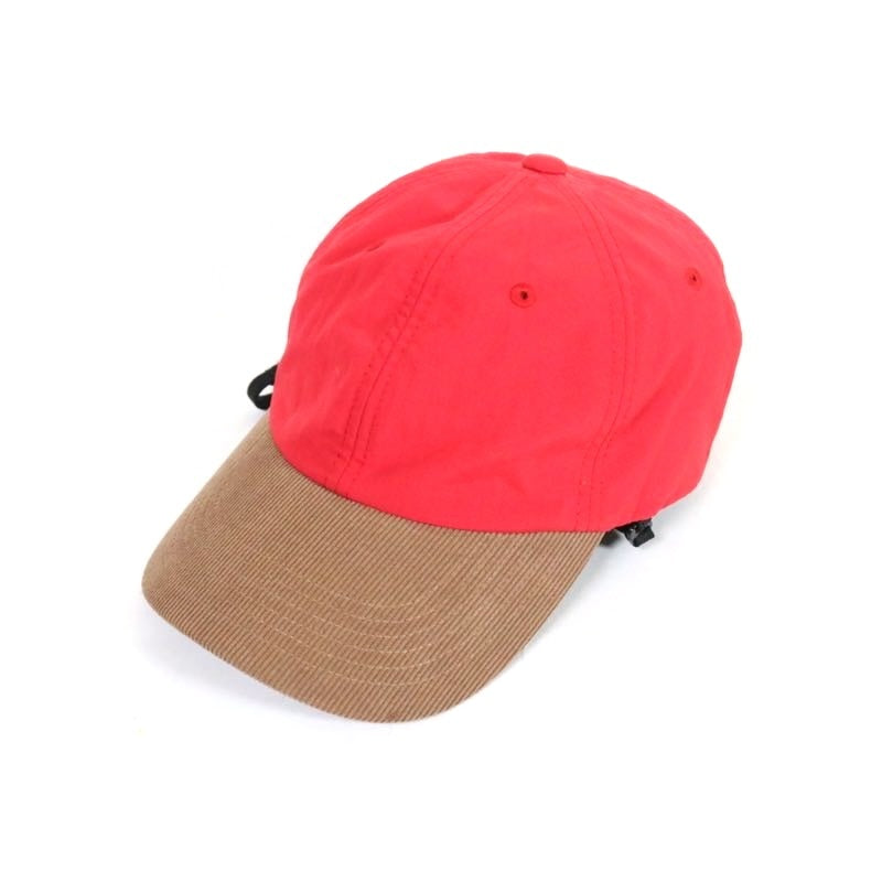 DAIWA PIER39 Tech 6panel Cap corduroy "Brown Red"(BC-34022)