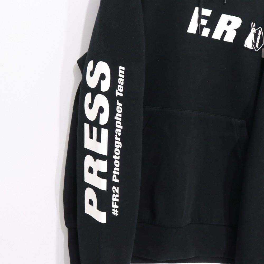 F.C.Real Bristol 20AW | #FR2 Sweat Hoodie "Black" (FCRB-202122)