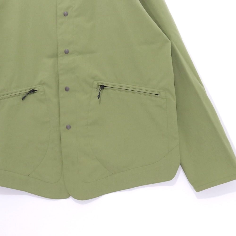 DESCENTE ddd | BASEBALL CARDIGAN "Khaki/Green" (DHURJC32)