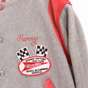 Gamemaster Marshall Clothing Mfg Co 60s | Vintage Award Jacket "Grey/Red" (Made in USA)