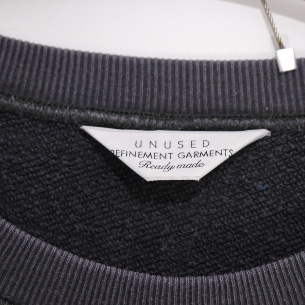 UNUSED×WISM | Crew Neck Sweat "GRAY" (US1130)