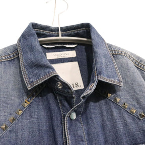 VALENTINO(ヴァレンティノ) Rockstud Denim Shirt