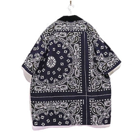 sacai 23SS | Bandana Print Shirt "Navy" (23-03153M)