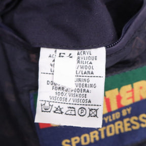 JUPITER style by SPORT DRESS 80s 90s | 2WAY Convertible Zip-Up Jacket "Navy"