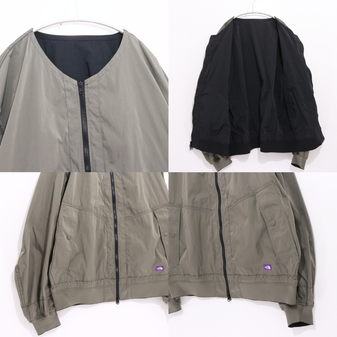 THE NORTH FACE PURPLE LABEL 25SS | Field Double Face Blouson "Khaki x Black" (N25SA037)
