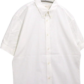 ALEXANDER MCQUEEN 13SS | S/S Button Down Shirt "Back Strap Detail" (White/)