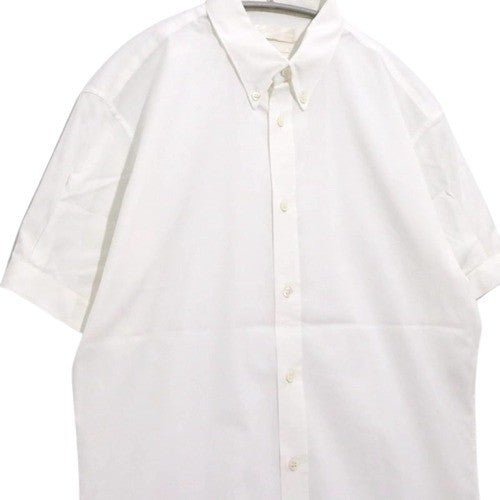ALEXANDER MCQUEEN 13SS | S/S Button Down Shirt "Back Strap Detail" (White/)