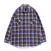 FAT 04FW | Flannel Check Shirt JACK "Blue" (F/04-FW/SH-02)