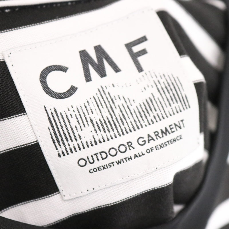 CMF OUTDOOR GARMENT 24FW | BORDER TEE H/S "White/Black" (CMF2402-C12)
