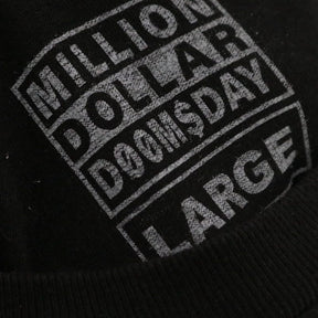Million Dollar Doomsday | Earth Logo Print T-Shirt "Black"