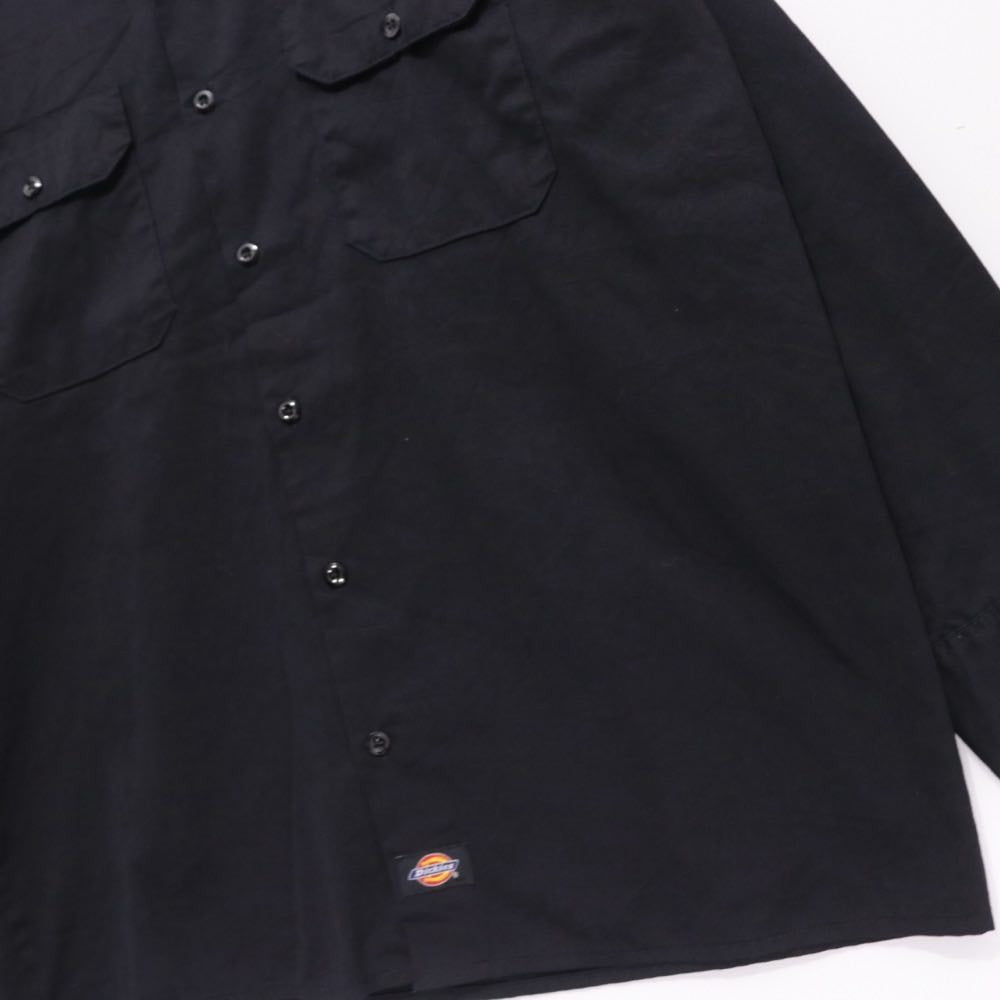 Dickies | Essanay Studio Embroidery L/S Open Collar Shirt "Black"