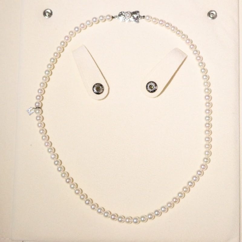 MIKIMOTO | ベビーパール ネックレス 45cm 4.5-5mm "アコヤ真珠 / シルバークラスプ"