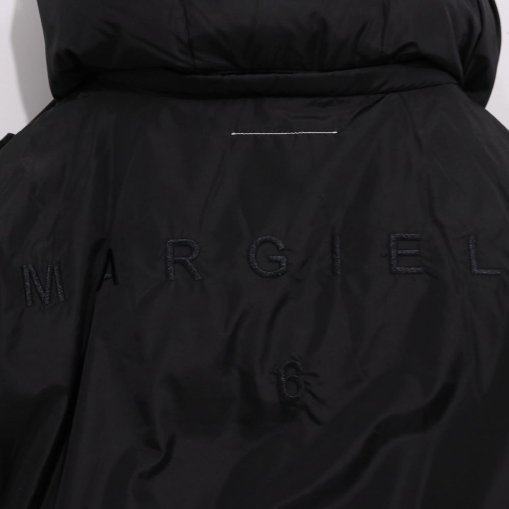 MM6 Maison Margiela 23AW | Back Brand Logo Padded Nylon Jacket "Black" (M60398-MM001)