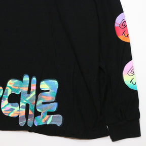99%IS(ナインティナインパーセントイズ) "SMILEY" Sleeve Logo Long Sleeve T-Shirt
