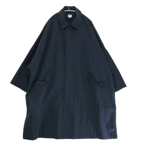 DELUXE | Big Silhouette Sten Collar Coat "Navy" (D5250)