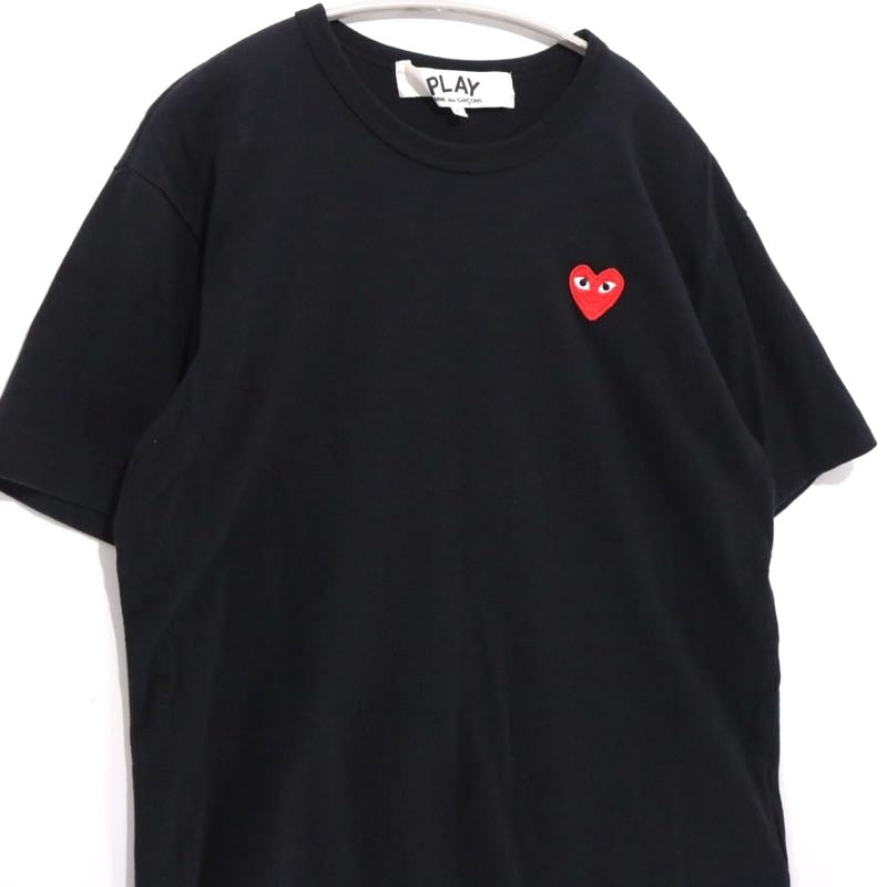 PLAY COMME des GARÇONS | Red Heart T-Shirt "Black" (AZ-T108)