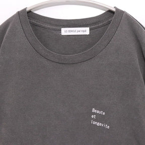 LE CERCLE par ropé | Back Photo Long Sleeve T-Shirt"Black"(LMM14010)