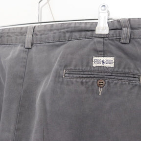 Polo Ralph Lauren 90s | ANDREW PANT 2-Tuck Slacks "Grey"