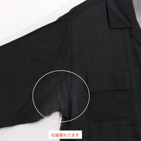 UNDERCOVER 20SS | "Cindy Sherman" Open Collar Shirt "Black"
