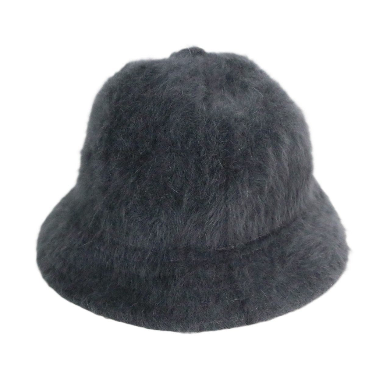 90s 00s KANGOL(カンゴール) アンゴラファー ハット ブルーロゴ