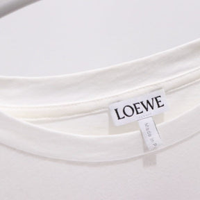 LOEWE 19AW | William De Morgan Frog Print T-Shirt "White/Burgundy"