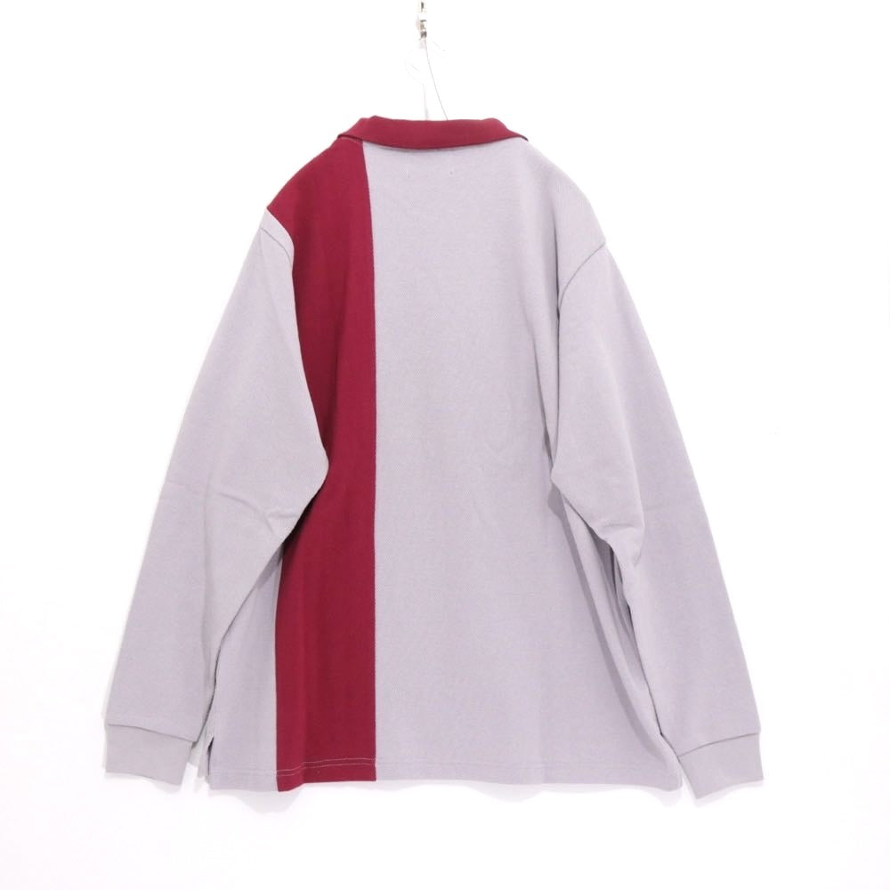 SON OF THE CHEESE 22SS | Hard Kanoko Polo Shirt "Gray" (SC-2210-CT04)