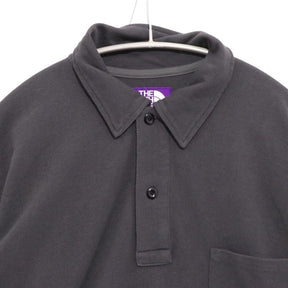 THE NORTH FACE PURPLE LABEL 2025SS | Moss Stitch Field Big Polo "Charcoal" (N25SH091)