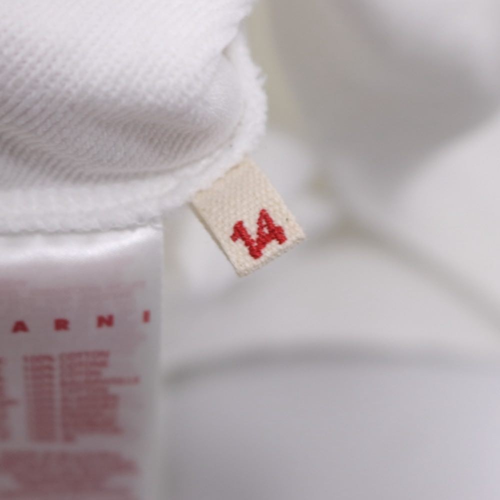 MARNI | One Point Logo Crew Neck Sweatshirt "White" (M00398-M00J6)