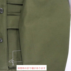 sacai 25SS | WTAPS Cotton Back Satin Jacket 02 "Khaki" (25-03694M)