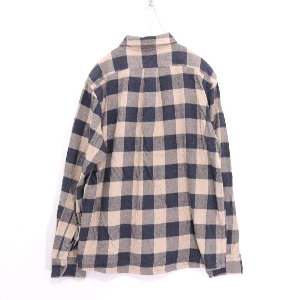 H.R.MARKET | Heavy Flannel Check Shirt "[Beige / Navy]" (700037-816)