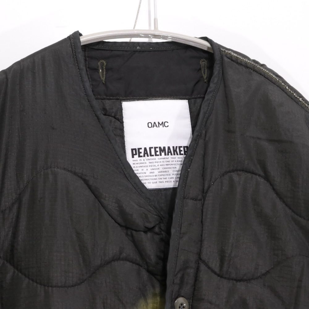 OAMC | PROVOKE PEACEMAKER Liner Jacket "Black / Green" (OAYR424685)