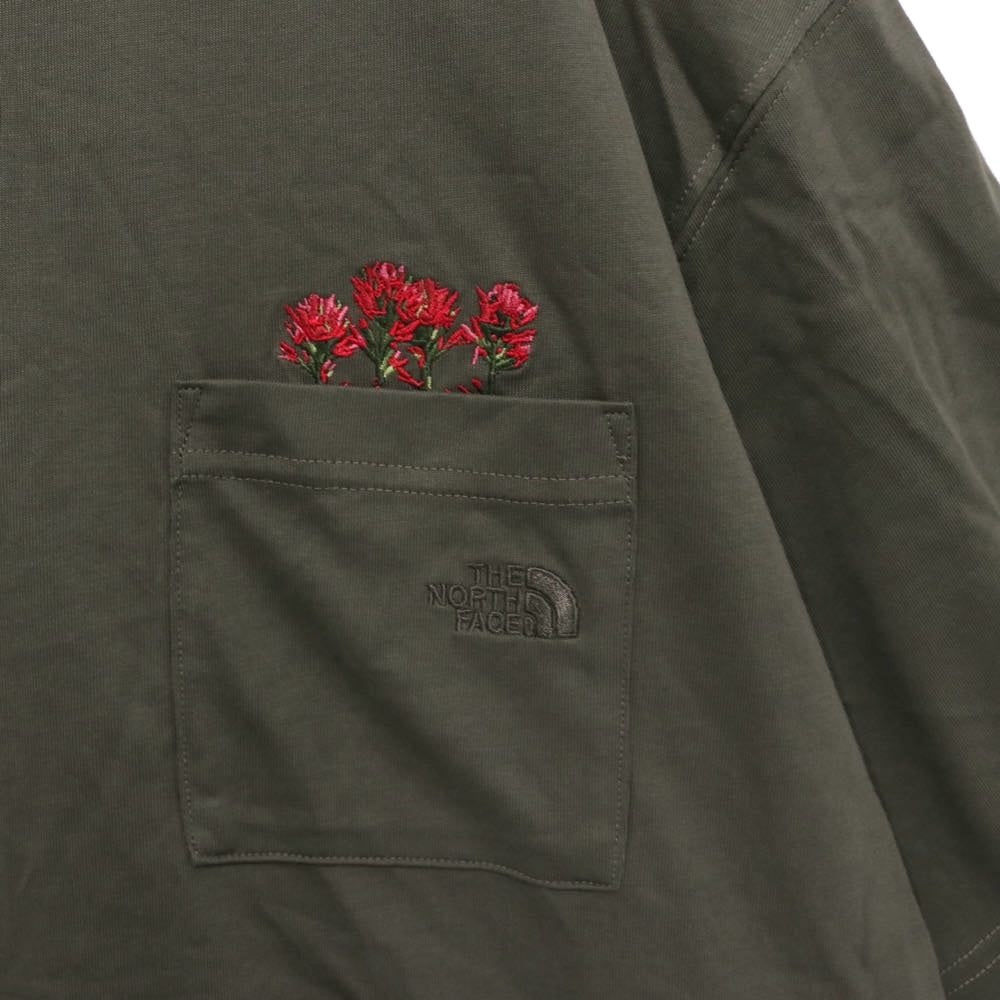 THE NORTH FACE | S/S Flower Logo Tee "New Taupe" (NT82538)