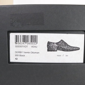 Dior HOMME | DERBY Vernis Ottoman "Black" (3DE007VOT)