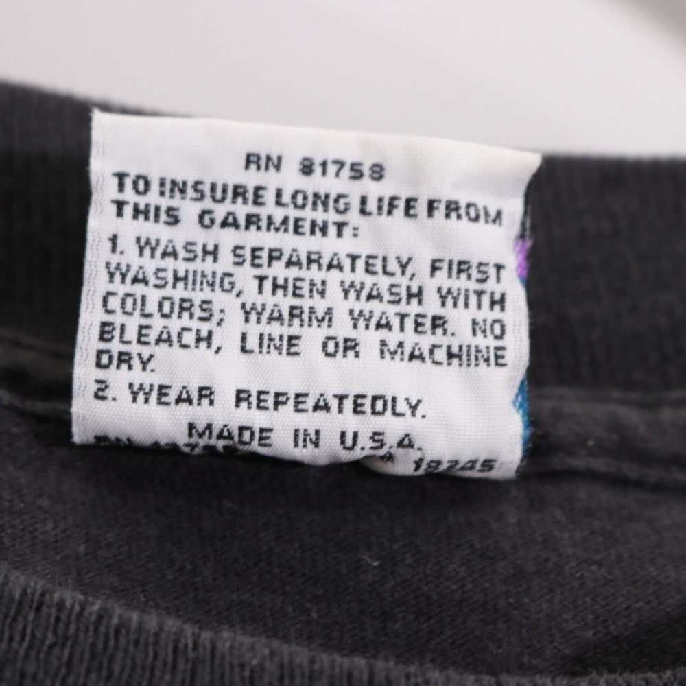 LIQUID BLUE 90s | BOB MARLEY Soccer S/S Tee "Black / 1994 Copyright Made in USA"