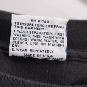 LIQUID BLUE 90s | BOB MARLEY Soccer S/S Tee "Black / 1994 Copyright Made in USA"