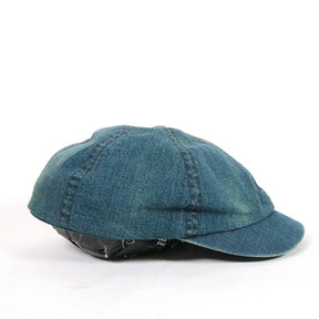 RRL | Indigo Denim Newsboy Cap "Indigo"