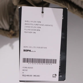 F.C.R.B. 25AW | FIELD DOWN PARKA "Beige (FCRB-252020)