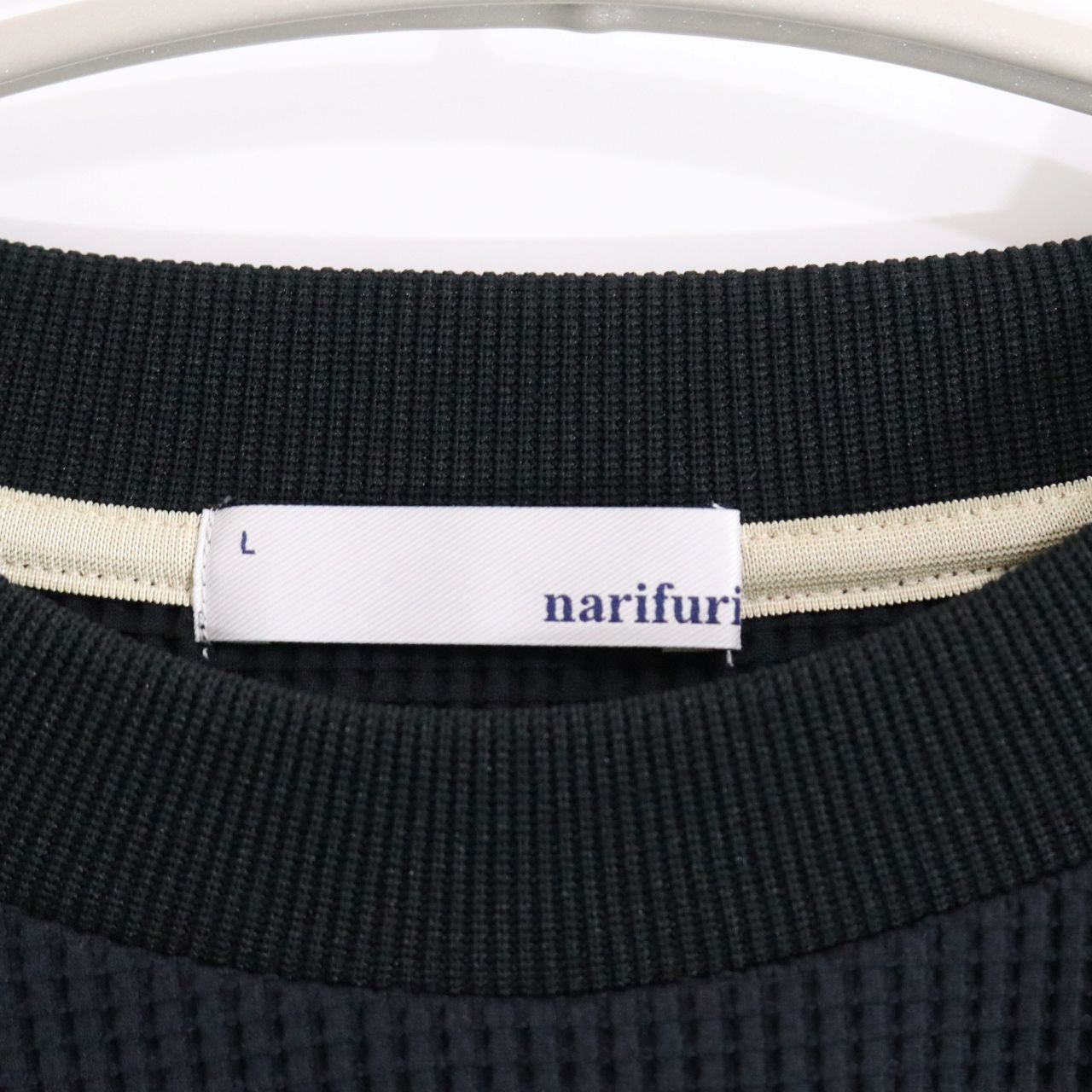 narifuri (ナリフリ)Multi Waffle Crew Neck T-Shirt