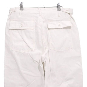 Backers | Cotton Twill Baker Pants "White"