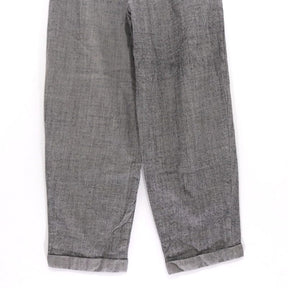 EURO VINTAGE 70s-80s | Bespoke 3Tuck Trousers "OPTIZip / Gray"