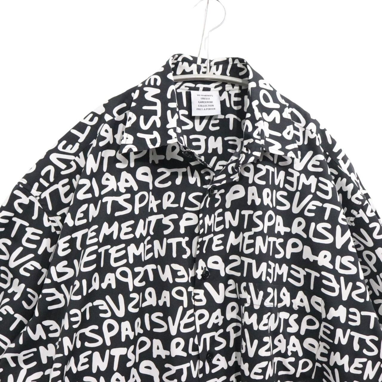 VETEMENTS(ヴェトモン) 24ss GRAFITTI PRINT S/S SHIRT