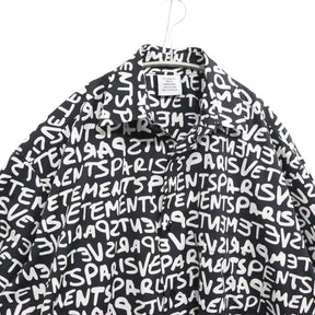 VETEMENTS(ヴェトモン) 24ss GRAFITTI PRINT S/S SHIRT