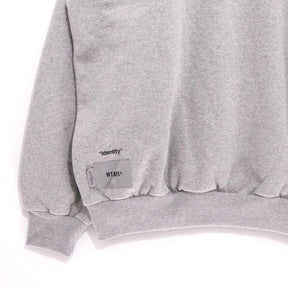 WTAPS | IDENTITY / SWEATSHIRT / COTTON "Grey / ISSUE Print"