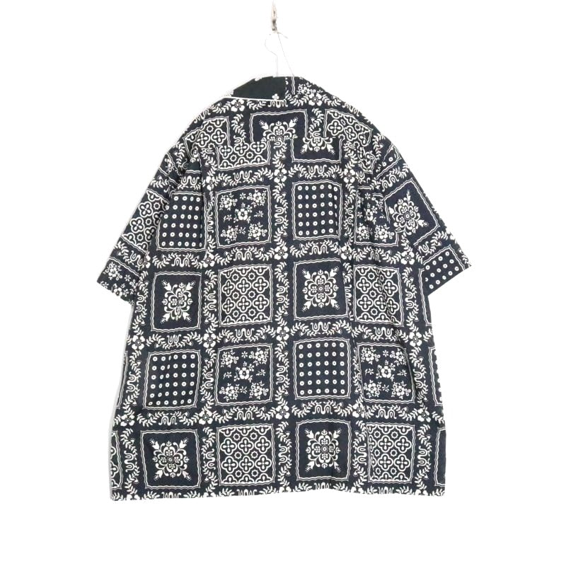 sacai × Reyn Spooner 21SS | Archive Print Mix Shirt "Navy" (21-02471M)