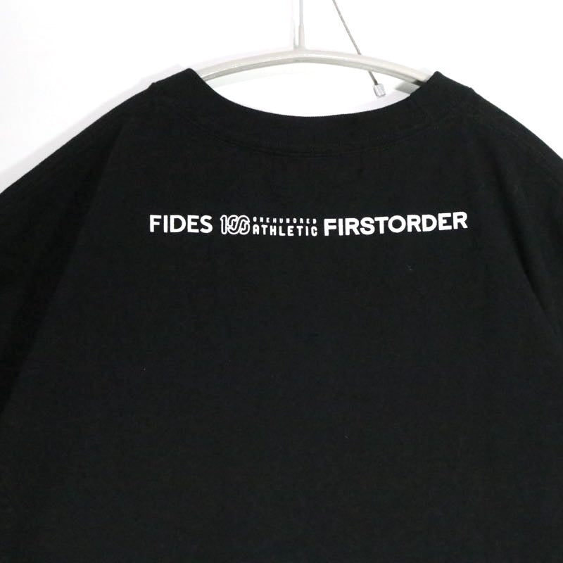 100ATHLETIC × FIDES × FIRST ORDER | S/S Tee "Black"