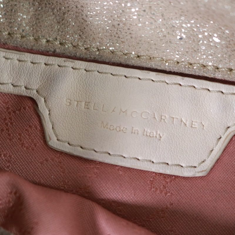 STELLA McCARTNEY 16AW | Falabella Tiny Tote "Metallic Crack Beige" (391698)
