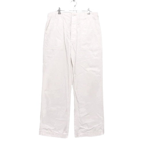 Backers | Cotton Twill Baker Pants "White"