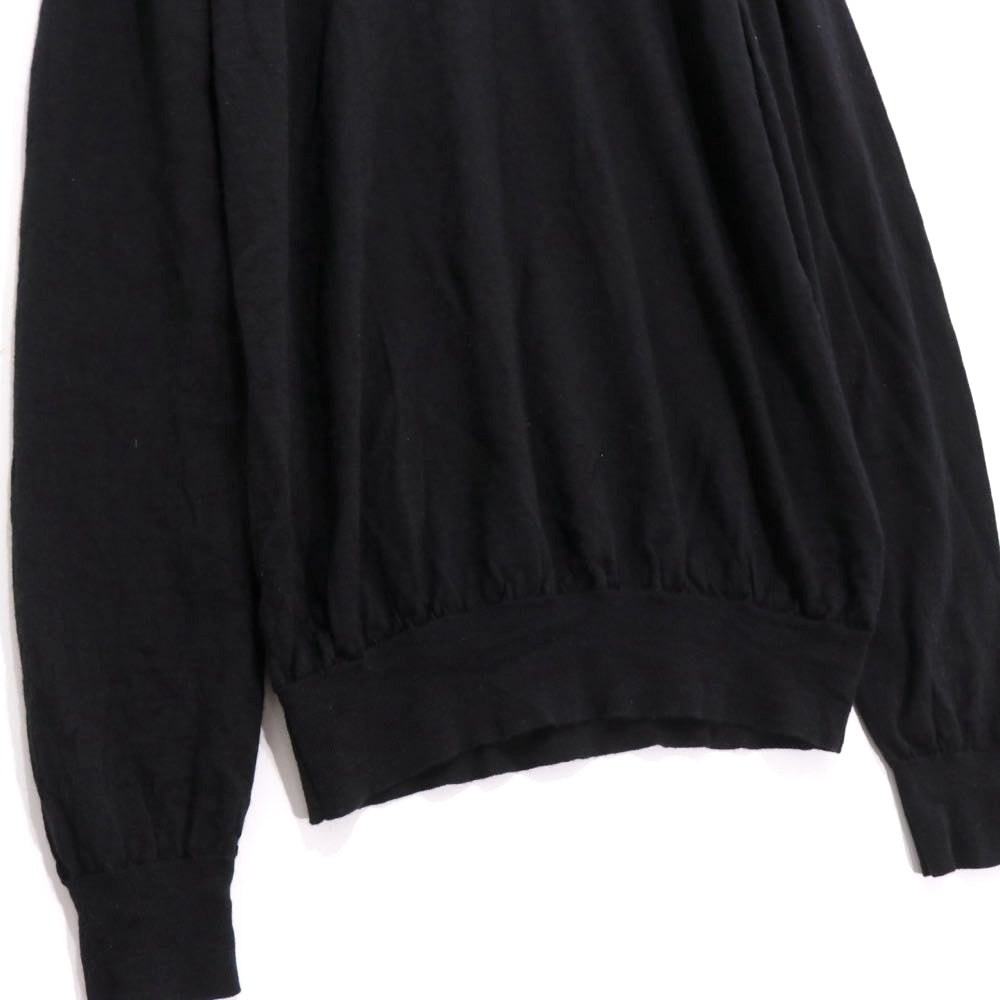 PRADA 23AW | High-Gauge Wool Crew-Neck Knit "Black" (DNA641 S152 128D)