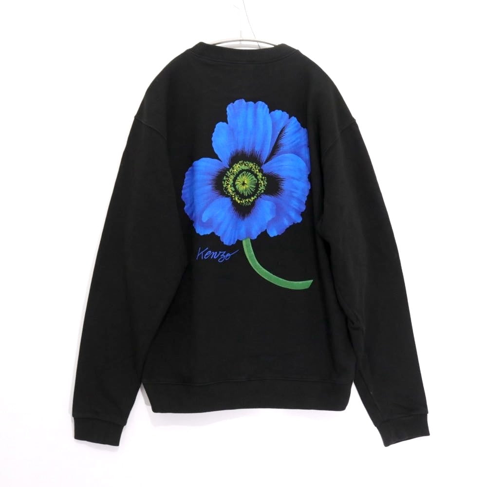 KENZO 22AW | Boke / Poppy Flower Print Sweatshirt "Blue / Navy" (FC65SW4254MF)