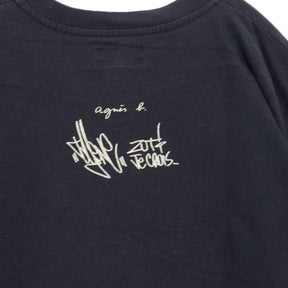 agnes b. | "ZOT" Graphic T-Shirt "Black"